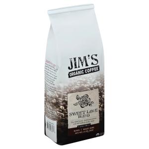 jim's Organic Coffee - Organic Sweet Love Blend Whl B