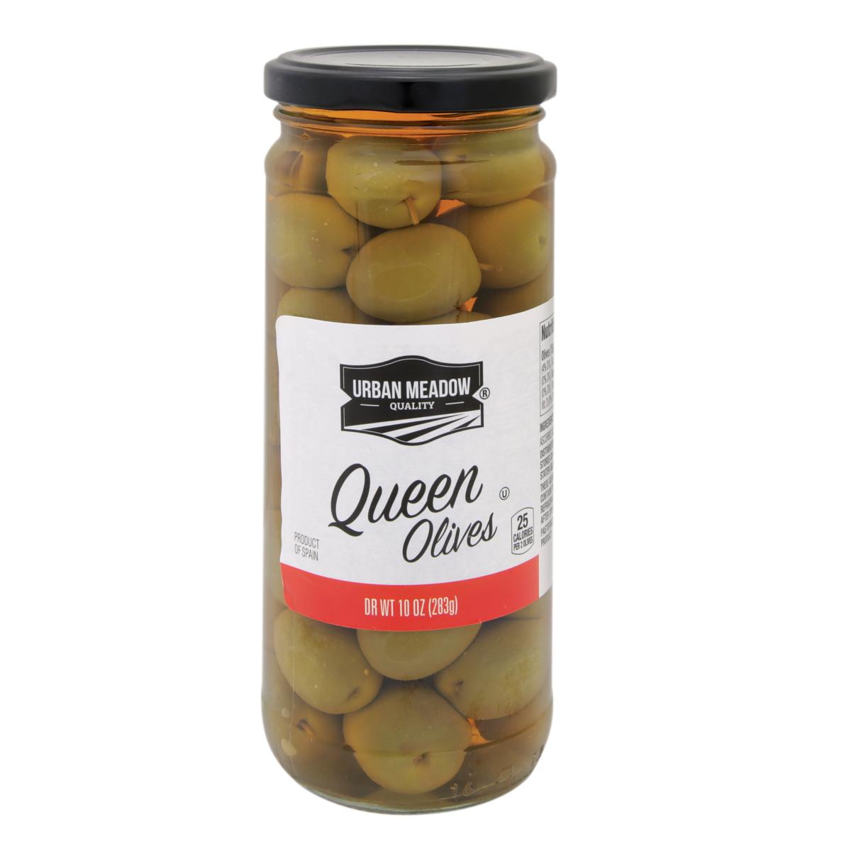 PLAIN OLIVES QUEENS THRN