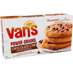 Van's - Power Grains Choc Chip Waffle