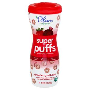 Plum Organics - Strawberry Beet Super Puffs
