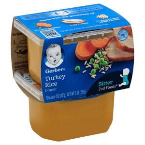 Gerber - Puree 2nd Turkey Rice