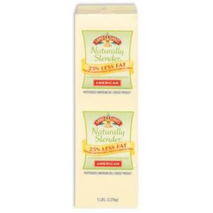 Land o lakes naturally slender american cheese