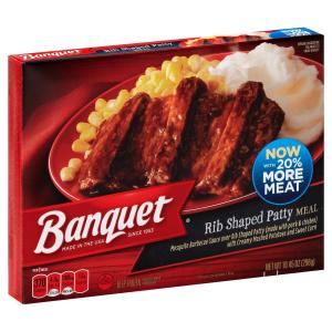 Banquet - Rib Shaped Patty Meal