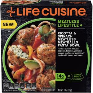 Life Cuisine - Ricot Spnch Meatless Mtballs