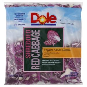 Dole - sl Shred Red Cabbage
