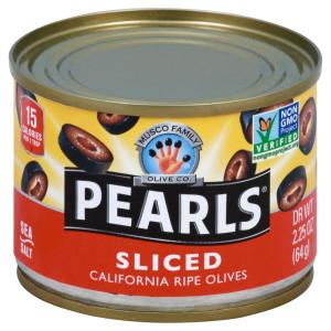 Pearls - Sliced Black Pitted Olives