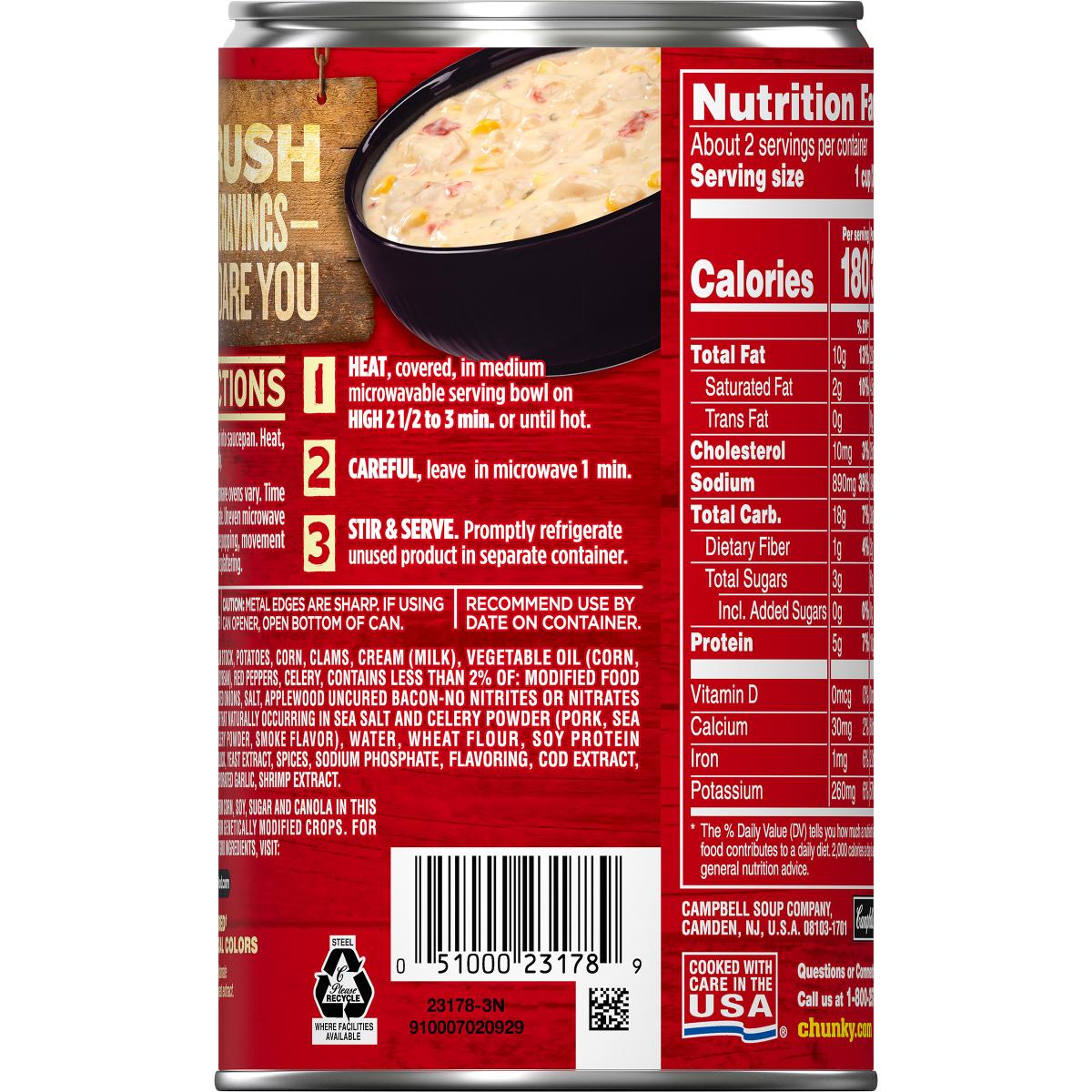 CLAM & CORN CHOWDER SOUP
