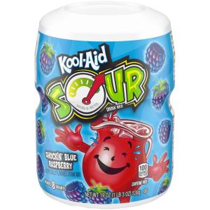 kool-aid - Sour Shockin Blue Raspberry Drink Mix