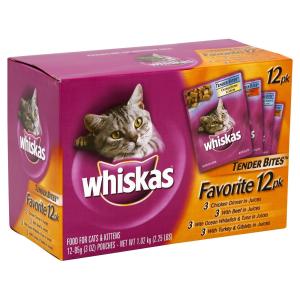 Whiskas - Tender Bites Combo 12pk Asst
