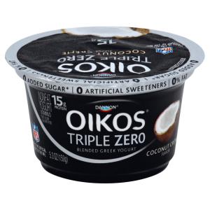 Dannon - Triple Zero Coconut Creme Greek Yogurt