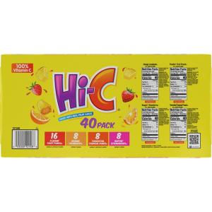 Hi-c - Variety Pack Drinks 40pk