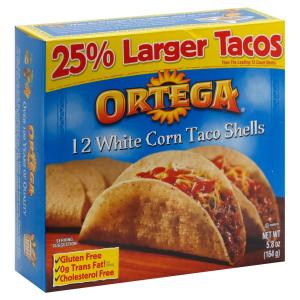 Ortega - White Corn Taco Shells 12ct