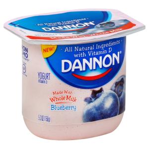 Dannon - Whole Milk Blended Blueberry