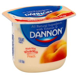 Dannon - Whole Milk Blended Peach