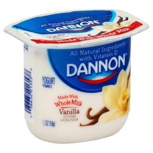 Dannon - Whole Milk Blended Vanilla