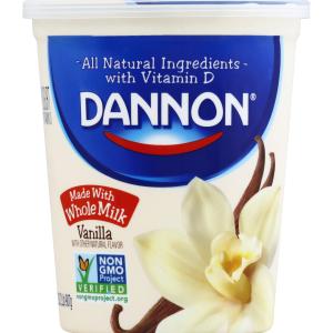 Dannon - Whole Milk Vanilla Yogurt