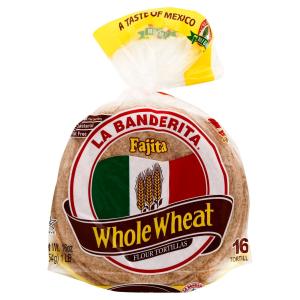 La Banderita - Whole Wheat Tortillas 10ct
