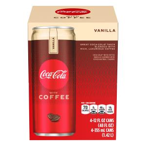 Coca Cola - with Coffee Vanilla 4 Pack