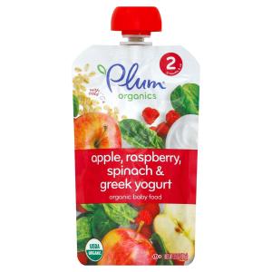 Plum Organics - Raspberry Spinach Greek Yogurt 3.5 oz
